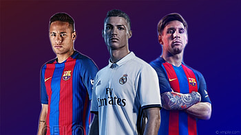 Cristiano Ronaldo vs Lionel Messi vs Neymar Jr â Ultimate Skills & Goals Battle â 2016-2017 - YouTube HD wallpaper